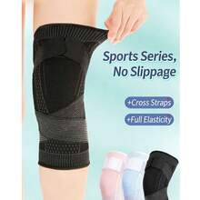 1. 基础款男女通用压缩护膝，适用于健身、跑步、健身房、举重等场景 - 黑色 - 查看 5