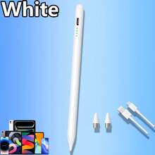 Bút cảm ứng tương thích với máy tính bảng Android, sạc nhanh Apple Pencil, bút cảm ứng điện dung độ chính xác cao dành cho iOS, máy tính bảng Kindle, bao gồm ngòi thay thế và cáp sạc. - Nhiều màu - Xem 3