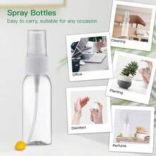 10 chai xịt nhỏ rỗng, dạng phun sương mịn, thích hợp mang theo khi đi du lịch, đựng nước hoa, nước hoa nam, cồn, mẫu thử. - Trong sáng - Xem 5