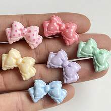 10/20/30/50pcs Stiker Resin DIY Motif Polkadot Warna Macaron, Stiker dengan Alas Datar, Cocok untuk Membuat Anting, Aksesori Rambut, Perhiasan, dan Dekorasi Kerajinan Tangan Lainnya - Warna Acak - MultiWarna - View 3