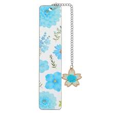Thẻ đánh dấu sách bằng thép không gỉ hình hoa dễ thương và tươi tắn, thẻ đánh dấu sách nghệ thuật hình hoa, phụ kiện đánh dấu sách dành cho nữ, thẻ đánh dấu sách màu tím/hồng/xanh dương/xanh lá cây, quà tặng đọc sách cho học sinh, người hâm mộ sách. - màu sắc - Xem 16