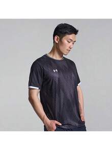 Under Armour Unisex Spring 2026 New Football Training Sports Running Fitness Breathable Short Sleeve T-Shirt 25500522-001 - Black - View 5