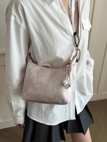 Một chiếc túi đeo chéo nữ thời trang, đa năng và tiện dụng, kiểu dáng mới năm 2026 với dung tích lớn, có kết cấu độc đáo và dung tích lớn. - Nhiều màu - Xem 8