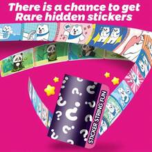 80/190张儿童贴纸手链，适合女孩派对，可分享，生日礼物袋填充物，课堂奖励，儿童DIY首饰制作套装，派对用品散装贴纸 - 粉色 - 查看 8