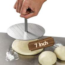 7 Inch Stainless Steel Tortilla Press Maker Multi-Functional Dough Press For Corn Flour Gluten-Free Tortillas Quesadilla And Roti - 1 - Xem 2