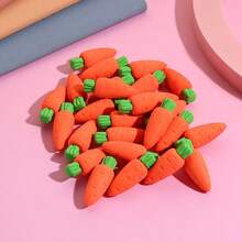 10 cục tẩy hình củ cà rốt, cục tẩy mini hình củ cà rốt có thể tháo rời, cục tẩy hình trái cây nhỏ làm quà tặng. - Nhiều màu - Xem 2