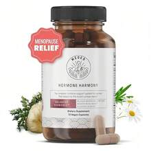 Hormone Harmony 72 Vegan Capsules| Natural Hormonal Support For Young Girl And Women|Gentle Support For Menopause & Perimenopause| Helps Soothe Hot Flashes & Promote Balance - 1個 - 查看 3