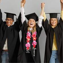 Graduation Lei  Class Of 2026 3D Hawaiian Flower Lei Graduation Sash For High School College Graduate Gift - As Pic - View 6