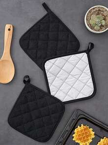 4只装厨房隔热手套/垫，棉质烤箱手套，隔热效果好，防滑隔热垫 - 查看 11
