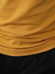 1件男士黄色休闲短袖Polo衫 - 芥末黃 - 查看 7