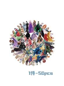 50/150/250/500pcs Dress Girl Sticker Set, Decorative For Scrapbooking, Diary, Planner, Card, Envelope, Water Bottle, Phone, Guitar, Skateboard, Party Gifts - Dress Girl - View 10