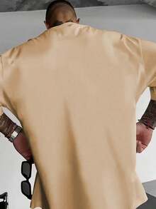 Nuevas  de moda: Camiseta de manga corta con estampado de dibujos animados para hombre Manfinity Dauomo, Verano - Blanco 3 - Ver 2
