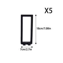 3D透明悬浮展示框，多功能大型奖牌、徽章、印章悬挂框（黑色） - 展示盒 - 查看 10