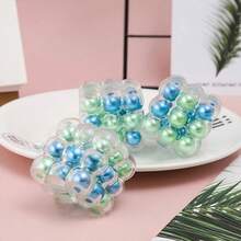 1个2026新款珍珠减压挤压玩具，指尖魔方，送给孩子的完美礼物 - 有趣的礼物，生日礼物，节日礼物，儿童礼物 - 彩色 - 查看 5
