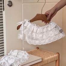 1 Piece Of Fashionable And Versatile Lace, Black Fungus Edge, Short Fart Curtain, Apron Curtain, Half Body Skirt, Hot Girl Skirt, Can Be Paired With Pants, Waist Accessories - Multicolor - View 10