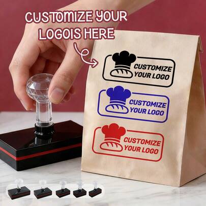 Con dấu logo tùy chỉnh cho bao bì kinh doanh, con dấu tên thương hiệu cá nhân hóa theo phong cách tối giản dành cho tiệm bánh, dùng cho túi quà và phong bì, công cụ xây dựng thương hiệu cửa hàng sáng tạo, ý tưởng quà tặng doanh nghiệp nhỏ tùy chỉnh, con dấu sử dụng hàng ngày thiết thực cho người bán, con dấu logo tùy chỉnh làm quà tặng ngày lễ.