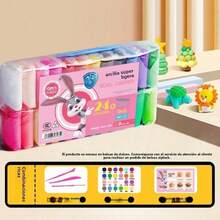 Wholesale Super-Light Clay, 12 Colors And 36 Color Set, Clay Maker For Children's Crafts, Colored  Modeling Clay - 24 Bags Of Super-light Colored Clay + Matching Small Tools - View 1