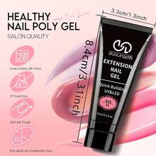6 Colors Classic Nail Extension Gel Set - Polymer Gel Set For Nail DIY, Pink & Nude Base Gel For Nail Strengthening - Multicolor - View 6