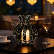 Suporte de Vela com Pintura de Diamante 3D, Conjunto de Arte DIY Vaso de Cristal Oco, Decoração de Casa Cintilante, Presente Criativo para Mãe, Dia das Mães, Aniversário - suporte para castiçal - Visão 9