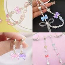 20 hạt cườm thủy tinh hình bướm dễ thương, nguyên liệu làm trang sức DIY, hạt cườm dùng để làm vòng tay, vòng cổ, đồ trang sức thủ công. - Hạt bướm - Xem 4