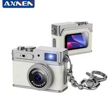 AXNEN Mini Keychain Camera | Portable 1080P Digital Camera With Motion Detection And Loop Recording | Pocket Video Recorder Suitable For Photography, Travel | Perfect Gift For Birthday, Christmas And Fashion Accessory - View 1