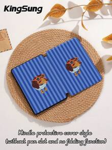 Kingsung 蓝色条纹时尚狗狗平板电脑保护套，兼容 iPad Air 8(M4)2026(11 英寸)、Air 8(M4)2026(13 英寸)、9.7/10.2/10.5/10.9/12.9/Pro 11、第十代，兼容三星 Galaxy Tab S6 Lite 10.4 英寸，兼容 Kindle Paperwhite 第十二代 2024、Kindle（第十一代）2022 版，柔软防摔保护，智能支架/自动唤醒/睡眠。 - 彩色 - 查看 10