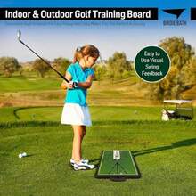 Birdie Golf: Birdie Mat - Pro Training Mat - Blush Edition Pink Analyze Swing Path and Ball Impact Portable in-Outdoor - Varios colores - Ver 6