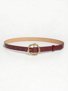 Wine Red Long Buckle