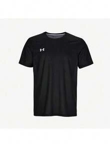 Áo thun unisex Under Armour, mẫu mới mùa hè 2026, áo thun thể thao bóng đá, áo thun cổ tròn tay ngắn thoáng khí dành cho tập luyện, chạy bộ, thể dục 25500512-001 - màu đen - Xem 7