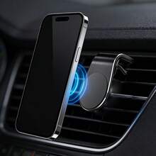 Powerful Magnetic Car Phone Holder, Hot Selling Model, Air Vent Clip Installation, Fits All Phones, Stable Attachment, Suitable For Ride-Sharing And Commuting - F3 - View 3