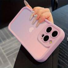 奢华时尚UV渐变爱心防震手机壳，兼容 17、16、15、14、13、S26、S25、S24、荣耀400Lite、200Pro、荣耀A5、X9、X8、X6、9X、Smart 6/7/8/9/10、14T、15T Pro - 粉色 - 查看 4