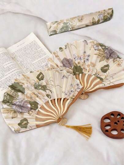 1pc New Chinese Style Folding Dragon Sword Fan - Portable Vintage Small Folding Fan - Summer Dance Performance Photography Prop Folding Fan - Classical Women Folding Fan Suitable For Daily Outdoor Carry