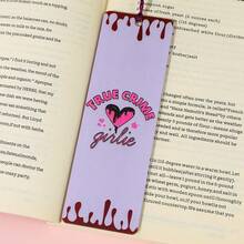 惊悚悬疑主题亚克力书签，创意暗黑悬疑书签，血迹斑斑的刀纹图案，悬疑风格文学礼品，适合神秘、侦探和犯罪小说爱好者 - 均碼 - 查看 8