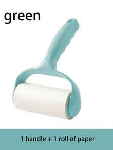 1pc Detachable Household Roller Lint Remover, Suitable For Pet Hair & Clothing - 1 Handle + 1 Replacement Part - View 9