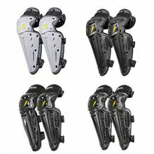 1 Set Motorcycle Protective Gear, Off-Road Motorcycle Knee Pads & Elbow Pads Anti-Fall Anti-Collision Protective Gear, Motorcycle Riding Accessories, Gift For Motorcycle Riders (Men & Women) - Multicolor - View 8