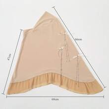 Gorro con lazo hecho a mano para musulmanas, adecuado para festivales islámicos y uso diario, accesorio de pañuelo ajustable para mujeres, esencial para vacaciones y viajes - Sombrero malayo con pajarita - Ver 11