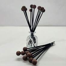 30 Buah Stik Aromaterapi Manik Kayu Kopi - Untuk Ekspansi dan Penggantian, Aksesori Batang Serat Multi-Pori, Inti Pengganti, Aksesori, Desain Minimalis, Dekorasi Rumah Dalam Ruangan, Stik, Cocok Untuk Kamar Tidur - A - View 5