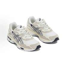 ASICS Gel-NYC Sneakers - Authentic Unisex Retro Lifestyle Running Shoes | Viral 2026 Sportstyle Urban Trainers | Premium Gel Technology Cushioning | Durable Suede & Mesh Performance Footwear | Classic Comfort Daily Sneakers - White Grey Midnight - 查看 2