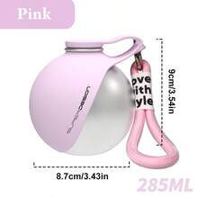1 bình nước du lịch gấp gọn bằng thép không gỉ cho thú cưng, bát uống nước di động cho chó nhỏ, đa năng dùng khi đi dạo ngoài trời. - Nhiều màu - Xem 12