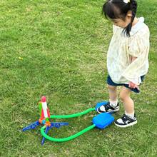 1 Set Outdoor Foam Rocket Launcher Toy Set - Foot-Pump Air Launcher, Fun Activity Game For Indoor And Outdoor Play, Detachable And Portable, Easy To Assemble, Perfect Christmas Gift, Rocket Jumping Toy, Birthday Party Supplies - Multicolor - View 7