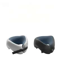 L'oreiller en mousse à mémoire de forme en forme de U est léger et portable pour les déplacements en voiture, a un rebond lent, est respirant et offre un soutien cervical. THWD - N° 5 Gris clair - Voir 2