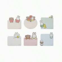 1pc Miffy Rabbit Cartoon Minimalist Creative Cute Anime Desk Sticker, Random Style, Student Stationery Gift - Multicolor - View 7