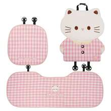 3D卡通猫咪汽车座椅垫，透气四季通用，可爱硅胶防滑垫，适用于轿车和SUV - 貓咪 - 查看 7