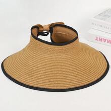 Fashionable Foldable Open-Top Hat With Wide Brim For Sun Protection And UV Protection, Suitable For Outdoor Sports, Hiking, And Travel - Fold - View 12