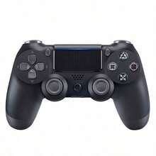 Gamepad inalámbrico de gran , gamepad P4, vibración simulada de seis ejes con luz, gamepad para computadora P4 - Oscuro - Ver 8
