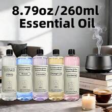 Large Capacity Essential Oil Set, Suitable For Diffusers, Humidifiers, And Candles, Hotel Diffuser Essential Oils - Diffuser Oil Refill - 260ml, 5 Scents - Gardenia Fragrance - View 3