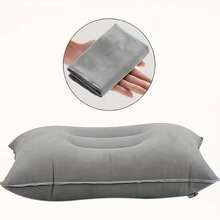 1pc Outdoor Inflatable Pillow, Travel Pillow, Lumbar Pillow, Airplane Neck Support Pillow, Portable Neck Pillow For Nap, Sleep Pillow, Neck Support, Suitable For Side And Back Sleepers, Ergonomic Design, 3D Quilted Surface, Breathable Fabric, Ideal Travel Gift For Neck Protection And Sleep Comfort, Neck Pillow, Side Sleeper Pillow, Quilted Surface, Durable Pillowcase, Practical For Multiple Occasions, Ideal For Travel, Business Trip, Camping, Vacation, Office, Home - Multicolor - View 10