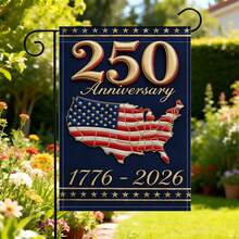 1pc Garden Flag. Flowers Animals Festive Atmosphere 30 X 45cm Double-Sided Outdoor Flag. Durable Polyester Outdoor Flag Decor For Home/Garden/Yard. No Flagpole Included. - 30x45cm - View 1