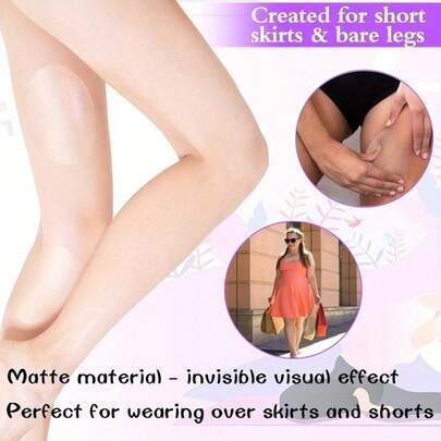 10 miếng băng chống ma sát cho đùi, ngăn ngừa ma sát và cọ xát khó chịu cho cả nam và nữ trong mùa hè. Miếng đệm spandex chống ma sát cho đùi và bắp chân nữ, băng eo, miếng dán, gel dính trong suốt chống thấm nước.