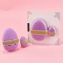 XIALIFANG Deux nettoyants : Ensemble de gros œuf doré et petit œuf doré. Utilisé pour enlever le maquillage, les masques de boue et nettoyer le visage. Fonctionne avec l'éponge de nettoyage pour créer une mousse riche. Ensemble d'éponges de nettoyage fines et amicales pour la peau - Multicolore - Voir 10